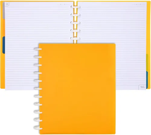 Vista 39 de Talia - Cuadernos de notas con tapas, planificador, personalizables, (Rosa de los 90, Junior (5.5 pulgadas x 8.5 pulgadas))