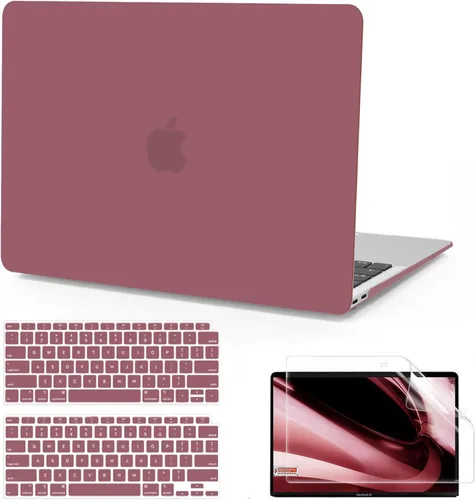 Vista 16 de B BELK Funda compatible con MacBook Air de 13 pulgadas 2022 2021 2020 2019 2018 A2337 M1 A2179 A1932 Touch ID, carcasa rígida de plástico mate