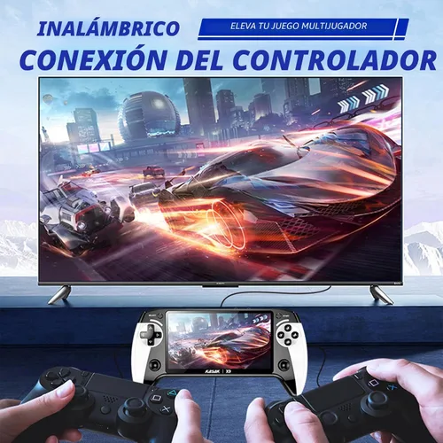 Vista 2 de Consola de juegos de mano retro de niño portátil de mano videojuegos X9 precargados juegos inalámbricos para niños Stick TV Pixelated Gaming