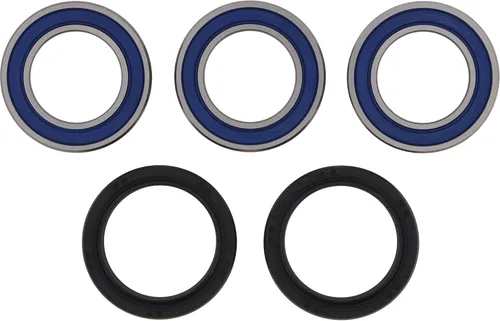 Vista 6 de All Balls Racing 25-1250 Kit de juntas de rodamiento de rueda compatible con/reemplazo para Honda Suzuki