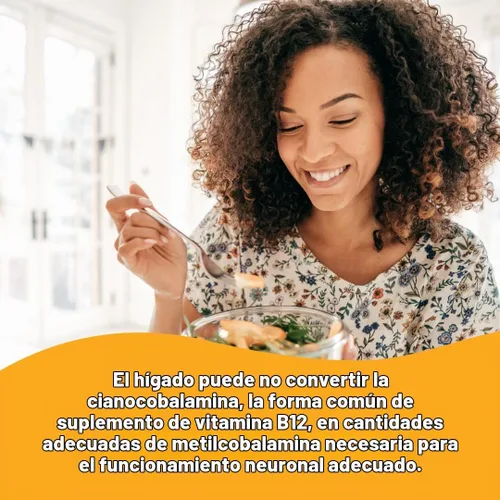 Vista 3 de Metilcobalamina B12, Vitamina B-12 sublingual, 0.00017 oz, 120 comprimidos