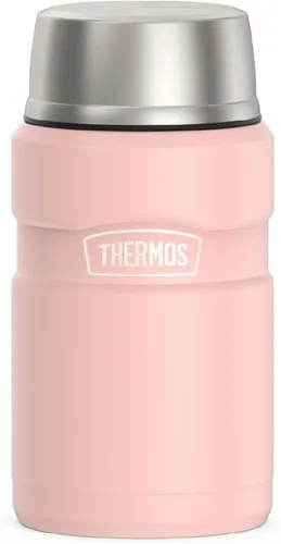 Vista 17 de THERMOS Stainless King - Tarro de alimentos aislado al vacío con cuchara, 16 onzas, verde militar mate Stainless Steel Insulated Food Container