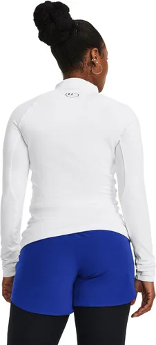 Vista 4 de Under Armour ColdGear Authentics - Camiseta de cuello alto falso para mujer