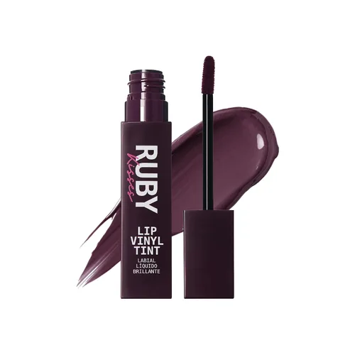 Vista 9 de Ruby Kisses Tinte de vinilo labial – Lápiz labial líquido de alto pigmento, a prueba de transferencia, a prueba de manchas, brillo satinado suave