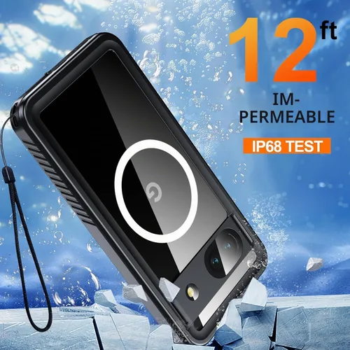 Vista 2 de Oneagle para Google Pixel 10 Pro XL Funda impermeable [Compatible con MagSafe], Funda Pixel 10 Pro XL resistente de 360° [IP68 bajo el agua]