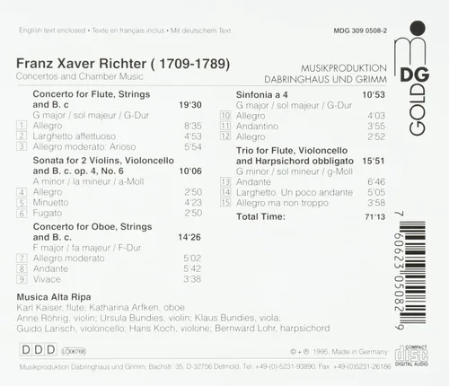 Vista 2 de Concertos for Oboe Flute Chamber Music