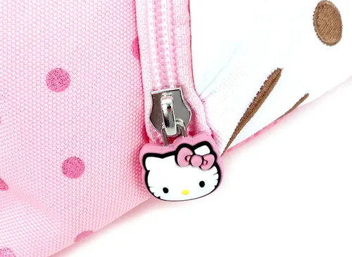 Vista 7 de Hello Kitty - Riñonera para cinturón de cintura con cremallera, bolsa cruzada para hombro, Rosa-Hello