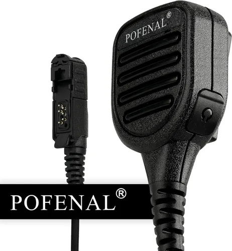 Vista 3 de Micrófono de altavoz de radio Motorola impermeable para XPR3500e/XPR3300e - Micrófono de hombro remoto con conector de 0.138 in y cancelación