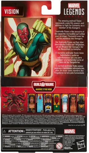 Vista 9 de Marvel Legends Series Vision, Comics Figura de acción coleccionable de 6 pulgadas