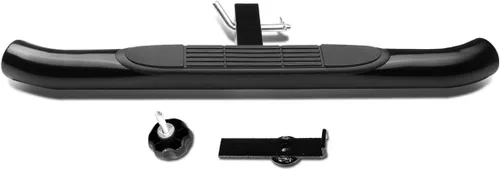Vista 8 de DNA Motoring Escalón universal de enganche con receptor de 2 pulgadas, protector de parachoques trasero, escalón de enganche para remolque pesado