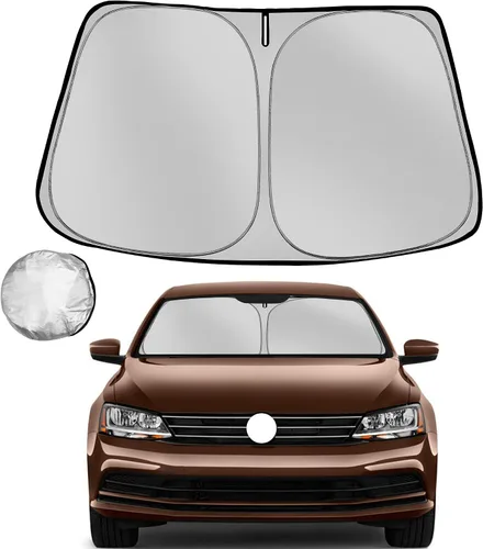 Vista 25 de [Usado] Parasol para parabrisas Che-vrolet/Chevy Silverado 1999-2006 plegable para ventana delantera de automóvil, bloquea los rayos UV y el calor