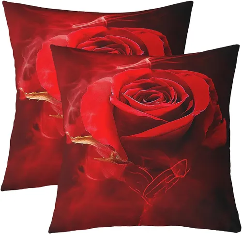 Vista 8 de Erosebridal Juego de 2 fundas de almohada rústicas con diseño de oso, de 16x16 pulgadas, fundas de almohada de cuadrícula de búfalo, fundas