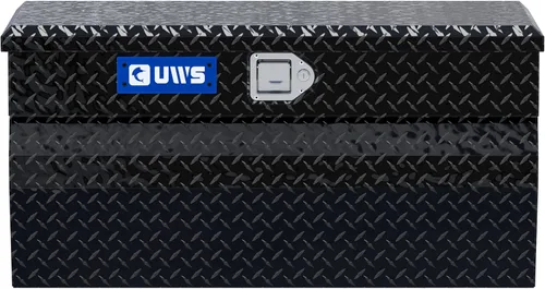 Vista 4 de UWS EC20172 Caja de almacenamiento de aluminio de pared pesada de aluminio brillante de 36 pulgadas, tapa RigidCore