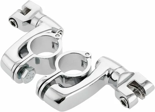 Vista 31 de TCT-MOTORPARTS Soportes de clavijas de pie de barra de carretera negro para Harley Touring 22/25/32/1.378 in