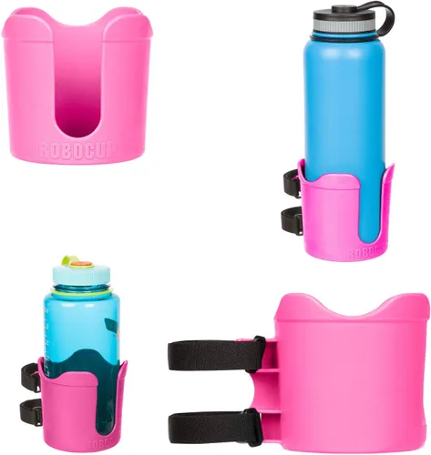 Vista 7 de ROBOCUP Plus, (Negro), Accesorio adicional XL extensión portavasos, mayor capacidad de bebida, perfecto para botes, carritos de golf, andadores