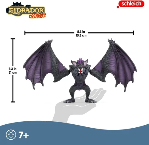 Vista 3 de Schleich Eldrador Creatures - Figura de acción de murciélago de sombra 2024