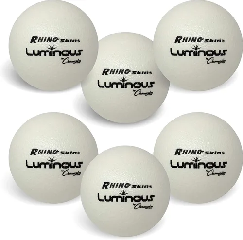 Vista 5 de Champion Sports Rhino Skin Luminous Dodgeball Set