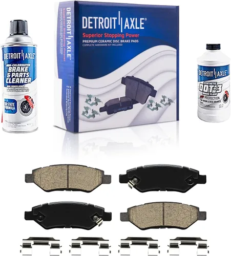 Vista 96 de Detroit Axle - Pastillas de Freno Traseras de Cerámica Izquierda Reemplazo de Pinza para Silverado Sierra Suburban 1500 Tahoe Yukon Escalade ESV EXT