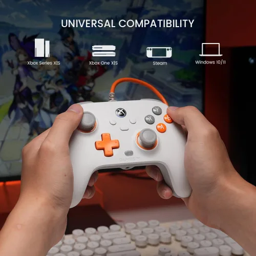 Vista 4 de GameSir T7 Wired Controller for Xbox Series X S, Xbox One & Windows 10/11, Plug and Play Gaming Gamepad with Hall Effect Joysticks/Hall Trigger, 3.5