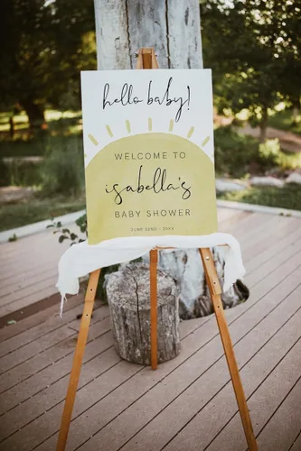 Vista 8 de Letrero de bienvenida personalizado para baby shower, letrero de bienvenida de calabaza, letrero de bienvenida de baby shower con calabaza, baby