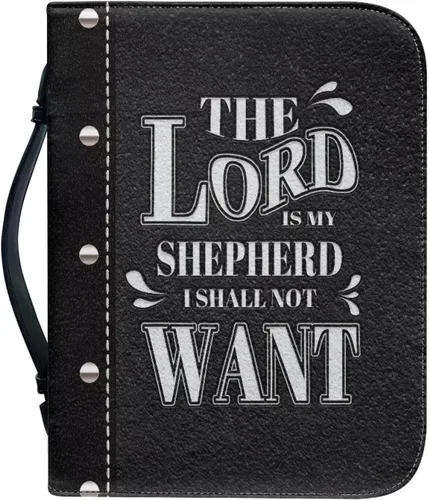 Vista 37 de Cubierta de la Biblia de diseño personalizado Funda de libro con cremallera de cuero PU Funda de transporte de Biblia multifunción Regalo