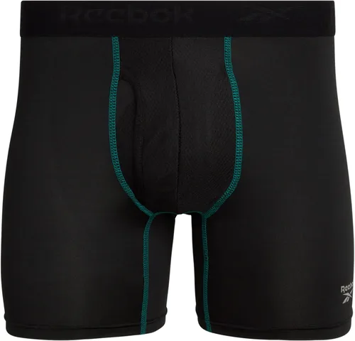 Vista 3 de Reebok Men's Underwear - Performance Boxer Briefs with Fly Pouch (4 Pack)