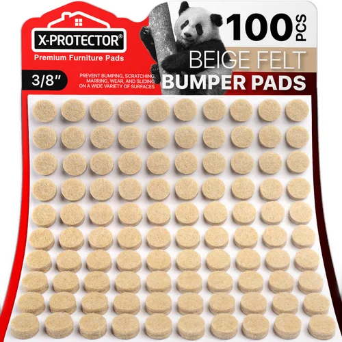 Vista 15 de X-Protector Tiras Amortiguadoras para Puertas de Gabinete - 40 PIEZAS - Silenciador de Puerta Transparente - Amortiguadores Premium para Puertas
