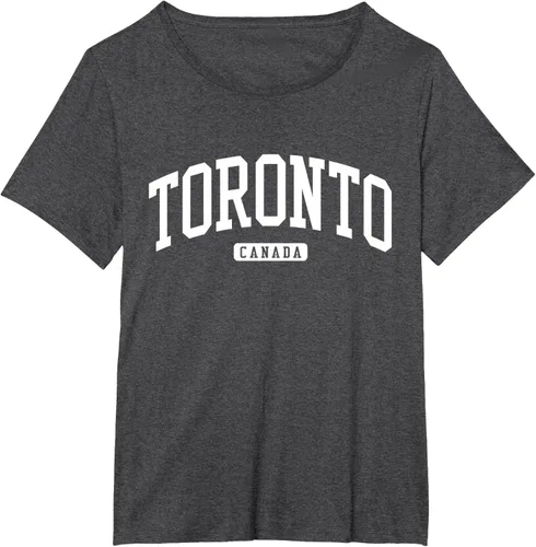 Vista 23 de Camiseta estilo universitario de Toronto Canada, Negro