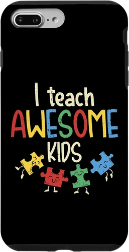 Vista 12 de iPhone 16 I Teach Awesome Kids Autismo Educación Especial Estuche para Maestro