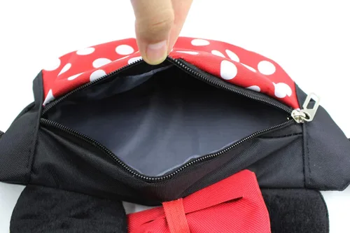 Vista 7 de Riñonera con diseño de dibujos animados para niños y niñas, con orejas de ratón, Patrón 2