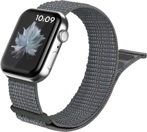 Vista 8 de Paquete de 15 correas deportivas de nailon compatibles con Apple Watch Band de 1.614 in 1.575 in 1.496 in 1.929 in 1.772 in 1.732 in 1.654 in