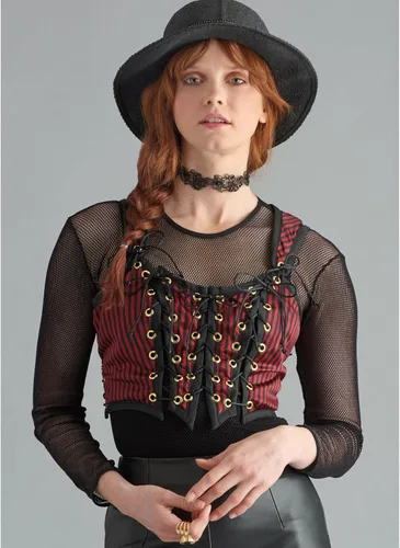 Vista 6 de Simplicity SS9592AA - Paquete de corsés forrados para coser, código de diseño S9592, tallas 6-8-10-12