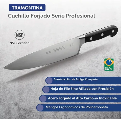 Vista 6 de Tramontina Pro Series - Cuchillo de pelar forjado de 4 pulgadas, sin