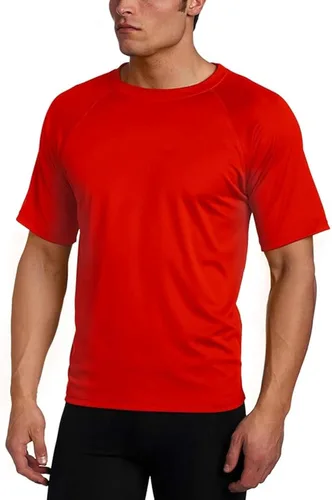 Vista 11 de Kanu Surf Camiseta de natación de manga corta UPF 50 para hombre (tallas regulares y extendidas)