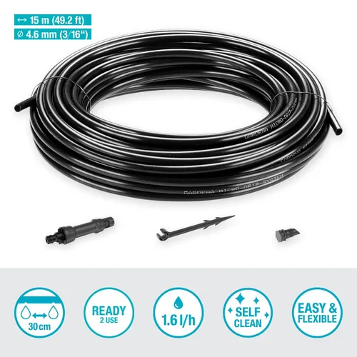 Vista 3 de Gardena Set de inicio Plantado Filas Microsistema de goteo Tamaño S