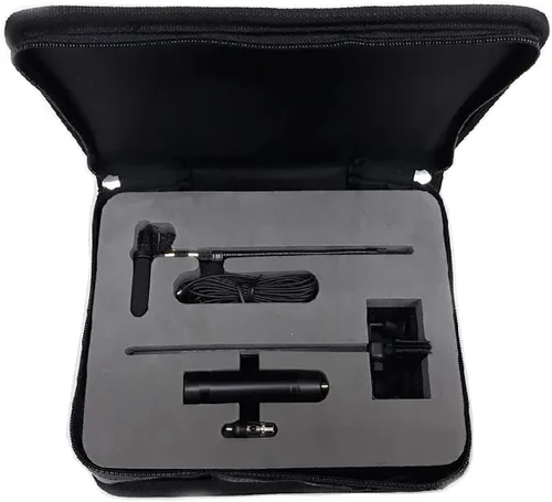 Vista 5 de PMM19B-H4P-SAX Saxofón/Trompeta Clip-On Micrófono de Instrumento Musical para Audio Technica Micrófono Inalámbrico y Entrada de Alimentación Phantom