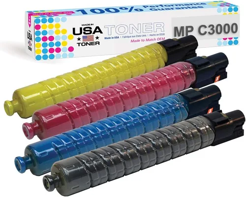 Vista 10 de MADE IN USA TONER Repuesto compatible para Ricoh Aficio MPC3000, MPC2000, MPC2500, Savin C2020 C2525 C3030 (negro)