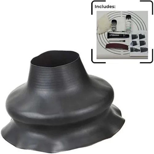 Vista 3 de Sello de cuello de látex de fuelle para traje seco recortable
