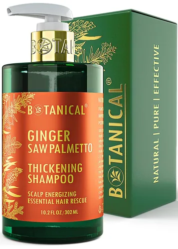 Vista 3 de Tratamiento de pérdida de cabello, champú espesante y acondicionador intensivo - Ginger Saw Palmetto - Prevención energizante del adelgazamiento