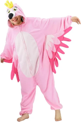 Vista 6 de Adult Bird Onesie Pajamas Animal Cosplay Costume Sleepwear Homewear Halloween Christmas Loungewear for Women Men
