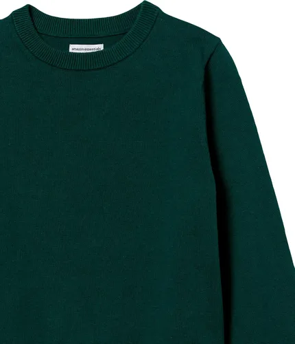 Vista 2 de Tienda Essentials Suéter de algodón con cuello redondo para niños y niños pequeños
