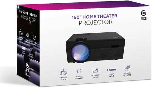 Vista 9 de Proyector de cine en casa LCD de 150" (negro)