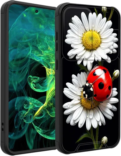 Vista 218 de Funda para Galaxy A16 5G con cubierta para cámara deslizante, resistente de doble capa, híbrida, a prueba de golpes, funda protectora resistente