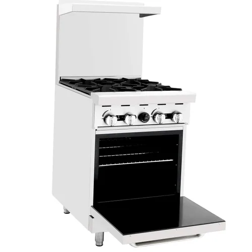 Vista 2 de Atosa ATO-4B (4) Quemador (1) Horno Gas Cocina Restaurante