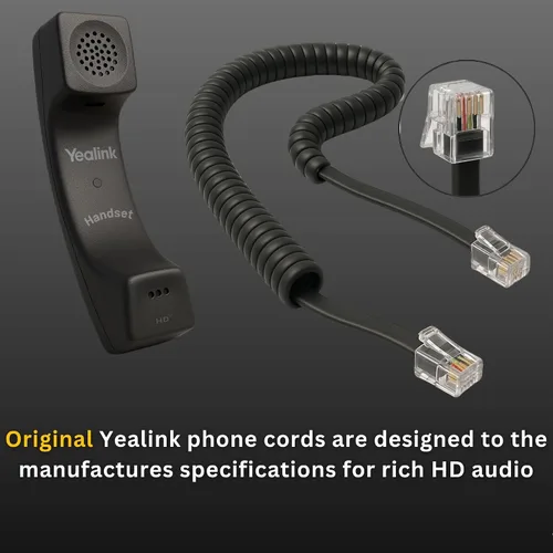 Vista 7 de Yealink - Repuesto de teléfono para teléfonos: T43U, T42U, T40P, T41S, T42S, T40G, T41P, T42G, hecho a las especificaciones exactas para garantizar