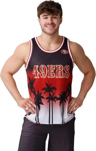 Vista 8 de FOCO NFL Mens NFL Team Logo Fashion Shirt Sleeveless Top