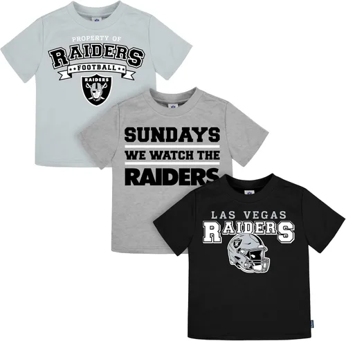 Vista 9 de Gerber NFL - Paquete de 3 camisetas de manga corta para bebé