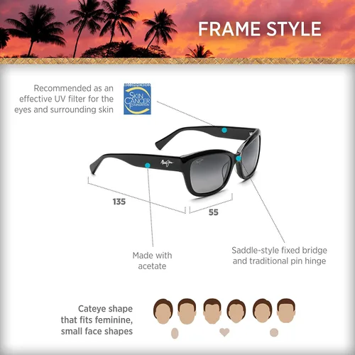 Vista 8 de Maui Jim para mujer Plumeria