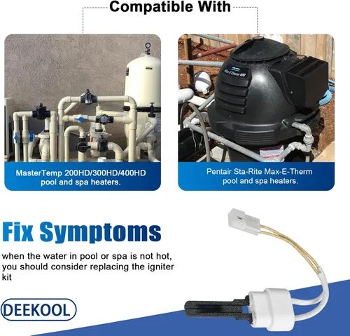 Vista 2 de 77707-0054 Kit de juntas de encendido para calentadores de piscina y spa Pentair Sta-Rite Max-E-Therm MasterTemp 200/250/300/400