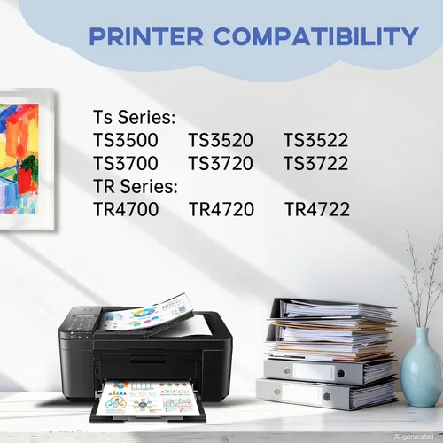 Vista 2 de Miss Deer PG-275XL CL-276XL Reemplazo para cartuchos de tinta Canon 275 y 276 para Canon Ink 275 276 275XL 276XL, trabajo para Canon PIXMA TR4720